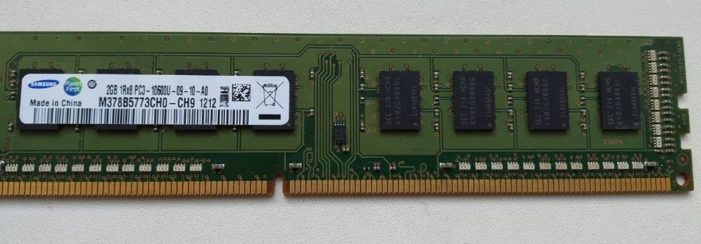 Пам"ять ддр3 Самсунг 1333 PC3-10600 M378B5773DH0-CH9 2Гб лот 50шт
