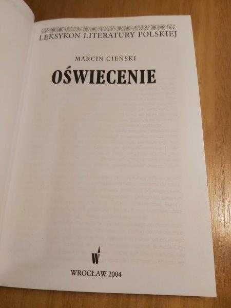 OŚWIECENIE Marcin Cieński  -leksykon literatury polskiej