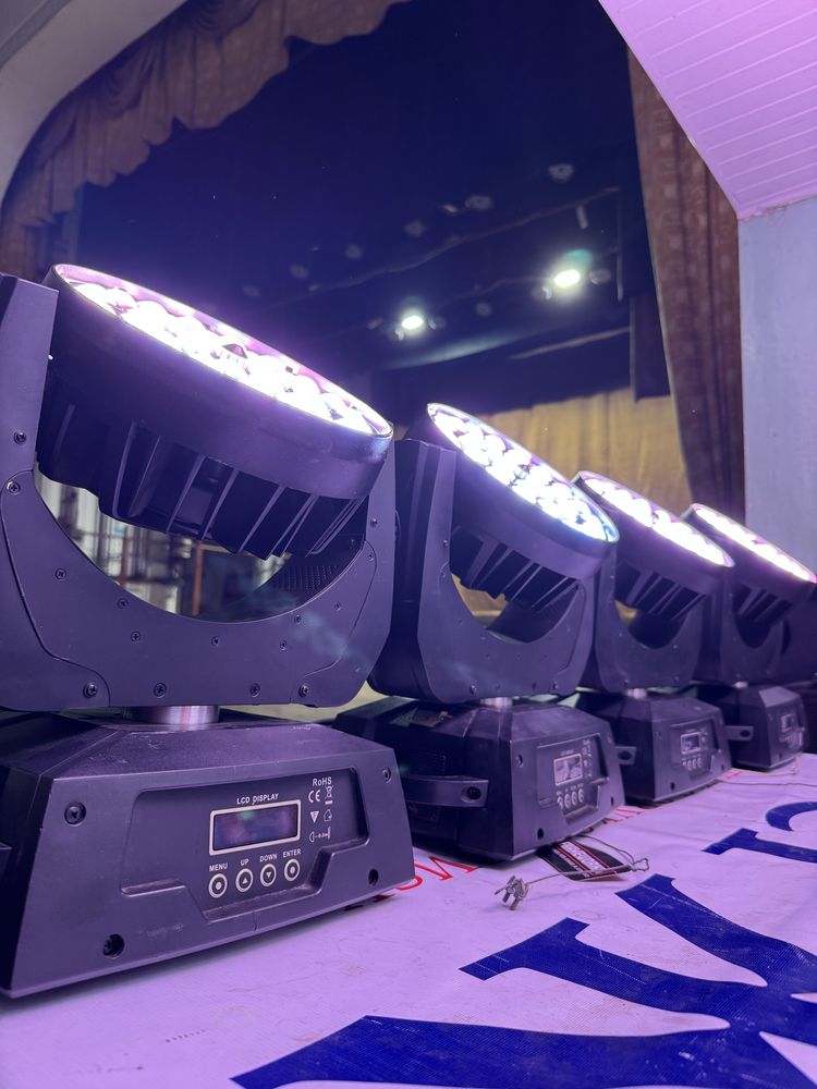 Led wash 36 18  6in 1. В наявності 12 шт. Є кейси до них. В гарномуму