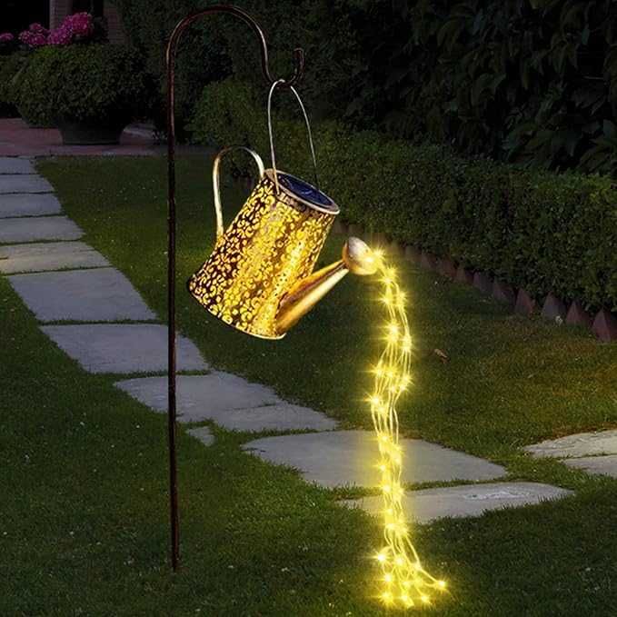 Solarna konewka LED zewnętrzna latarnia solarna łańcuch świetlny