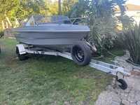 Barco Mustang 40hp Yamaha aceito retomas