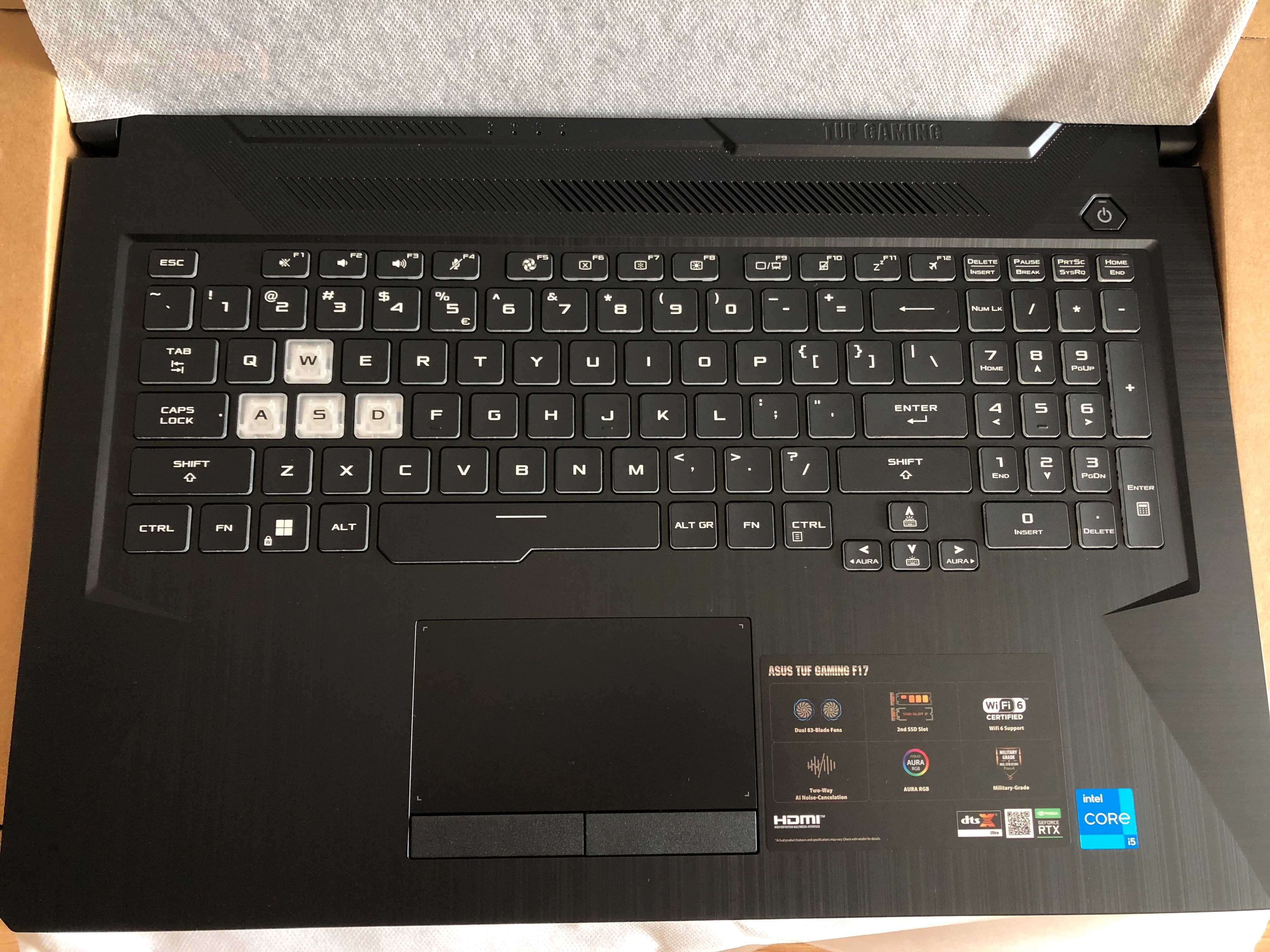 Новий ASUS TUF Gaming F17 17,3" i5/16/512/3050/Win11 (FX706HCB-HX114W)