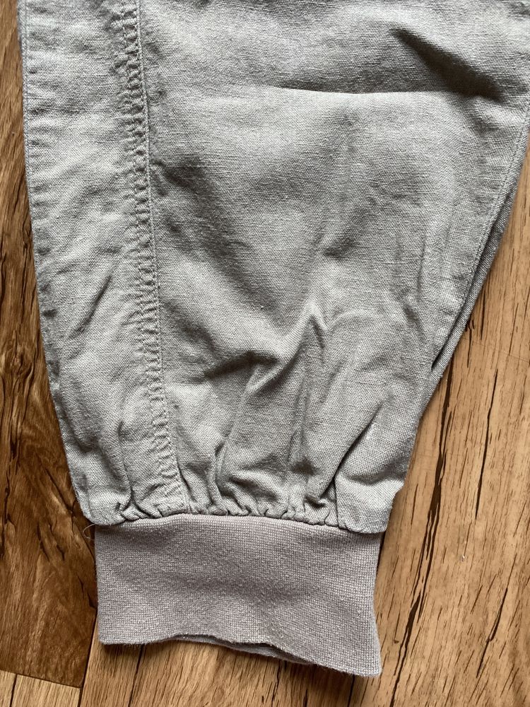 Szerokie spodnie z materiału
