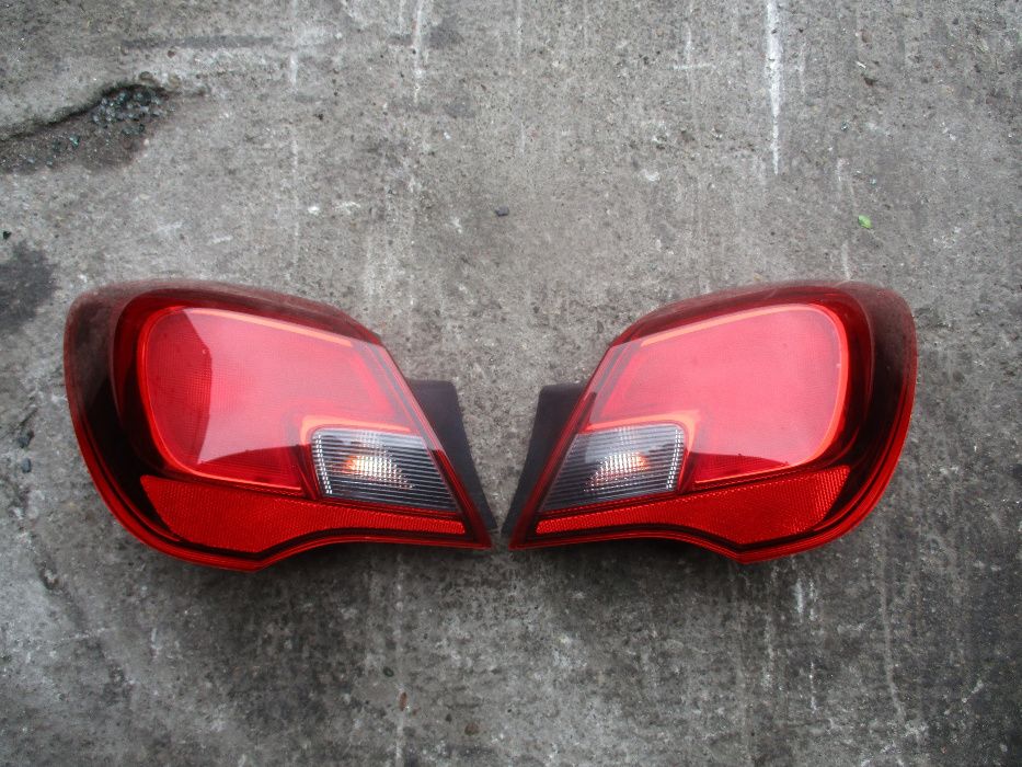 Opel Corsa E 3d Lampa lewa prawa Lampy tył komplet Oryginał