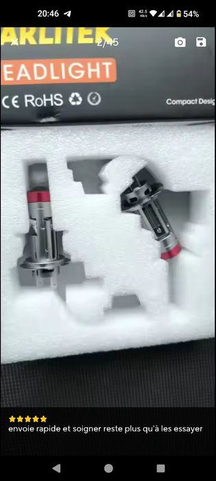 Міні лінза LED. Світлодіодні Міні лінзи H7 12-24V 110W 30000Lm Біле св