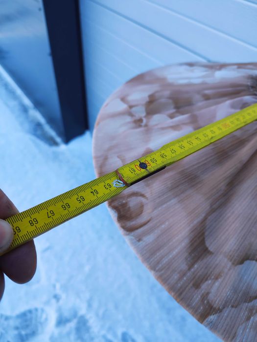 Tekowy żyrandol - lampa wisząca - Teak - Vintage - design - Dania -