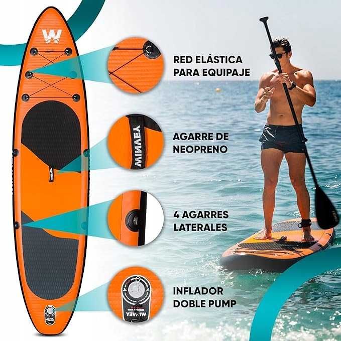 Nadmuchiwana deska do paddleboardingu – Premium deska SUP
