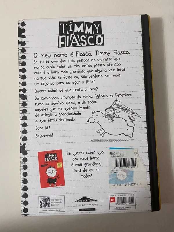 Timmy Fiasco - Livro 3: Volta, Tás Perdoado!