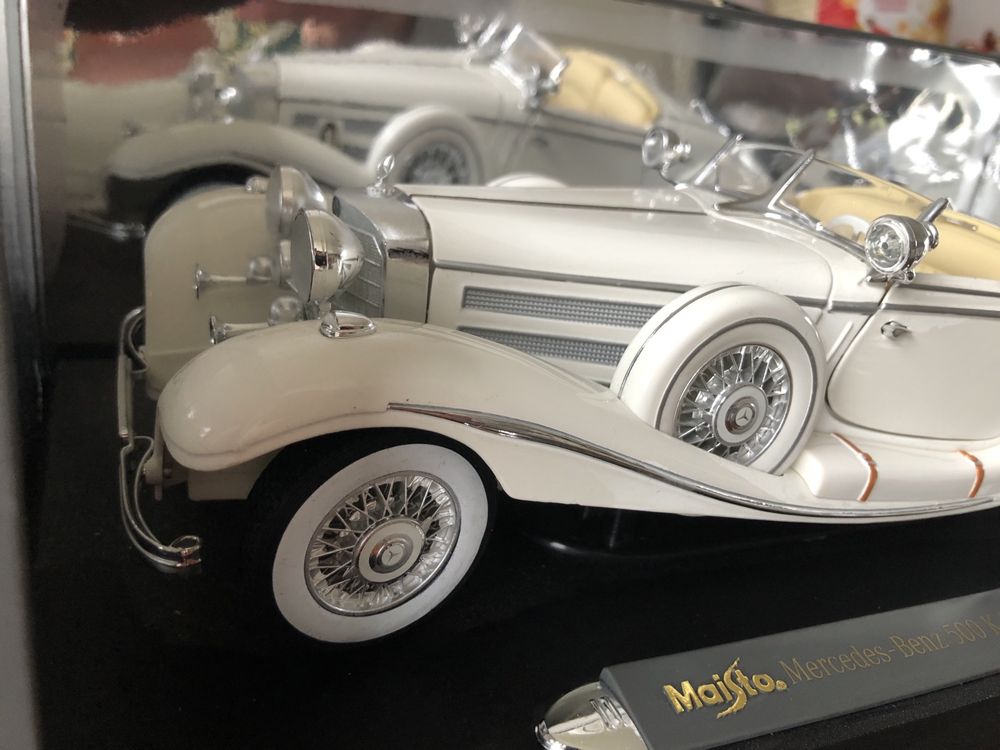 Model Mercedes 500K 1936 Specialroadster w skali 1 18 Maisto