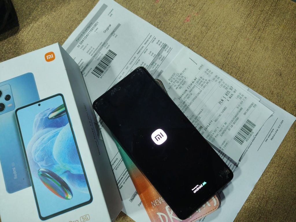 Telefon Xiaomi redmi note 12 pro na gwarancji