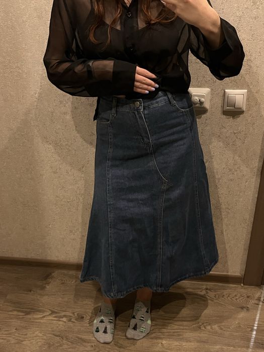 Спідниця джинсова А-силуету