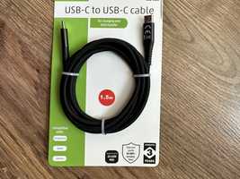 Kabel 1,5 metra typu c usb c