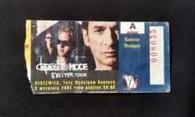 DEPECHE MODE bilet kolekcjonerski Warszawa 2001 r.