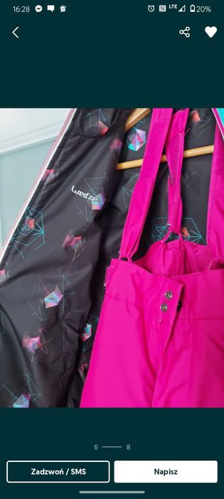 kombinezon młodzieżowy dziewczęcy narciarski wedze