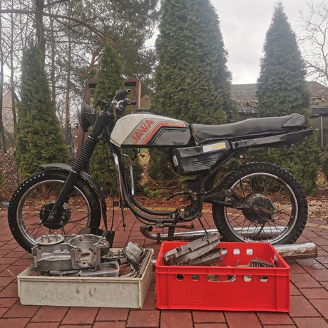 Jawa 350 twin Sport ts transport wysyłka silnik