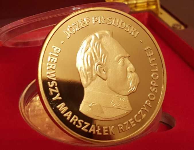 Józef PIŁSUDSKI 100 lat odzyskania niepodległości 2018 medal