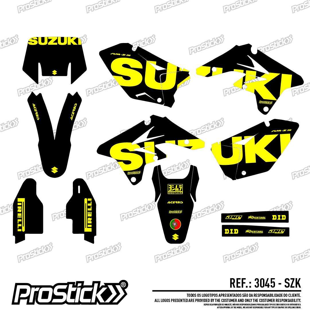 Kit autocolantes Suzuki RM RMZ 250 450