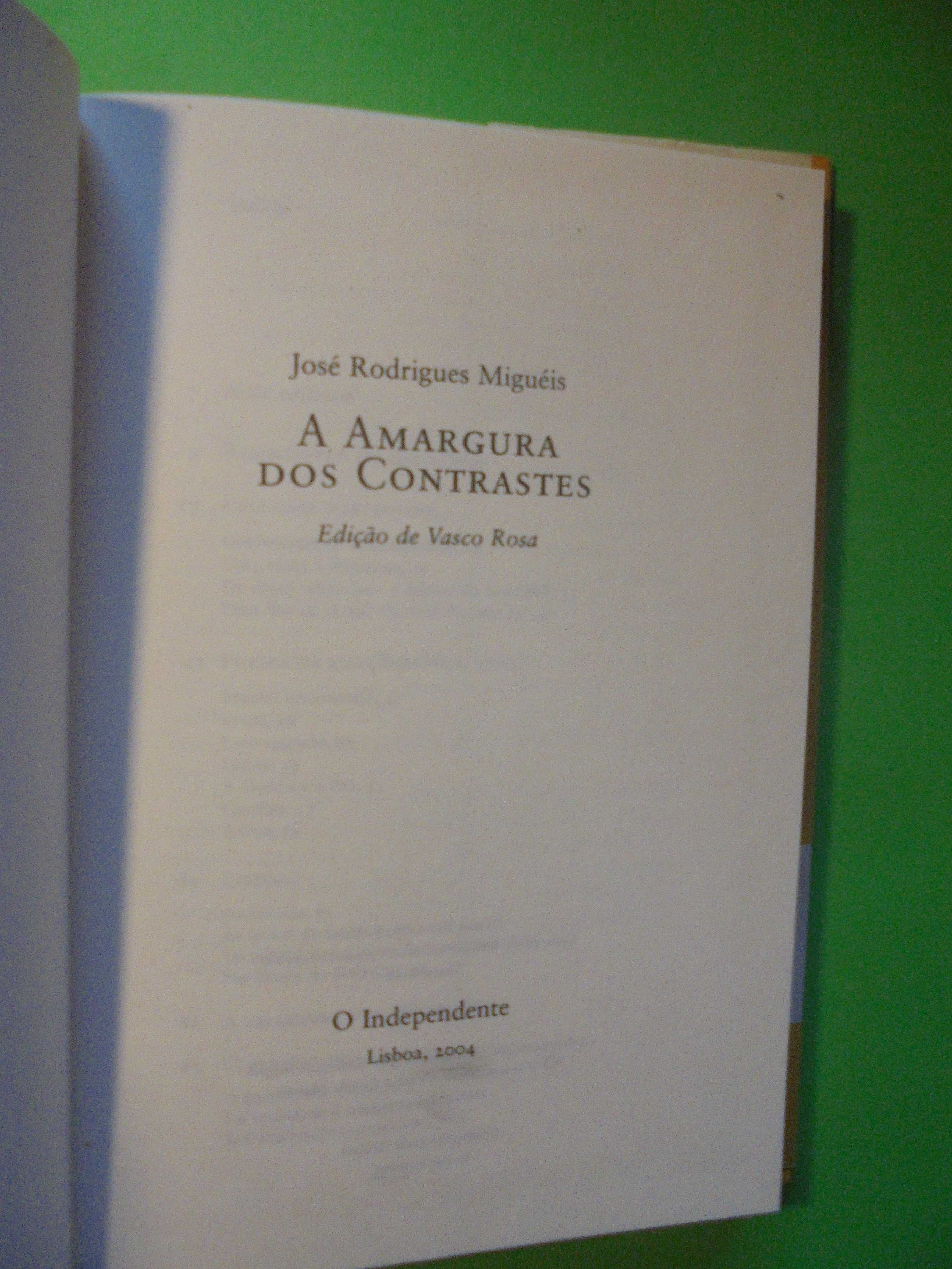 Migueis (José Rodrigues);A Amargura dos Contrastes