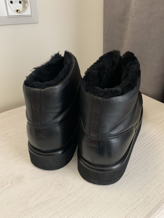 ЧЕРЕВИКИ Дутіки Італія зимові шкіряні Італія ОА Non-Fashion