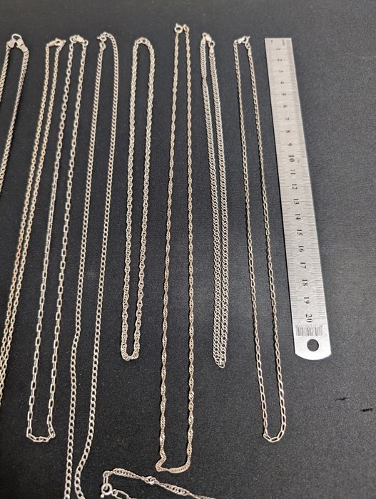 Срібні ланцюжки та браслети 925 проби