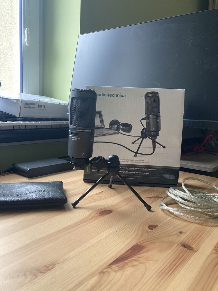 Mikrofon pojemnościowy audiotechnica AT2020USB+