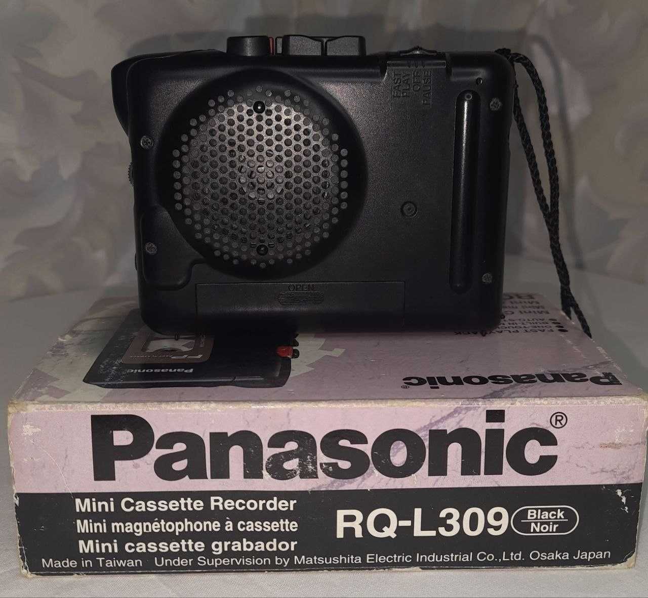 Диктофон магнитофон кассетный ручной компактный Panasonic RQ-L309