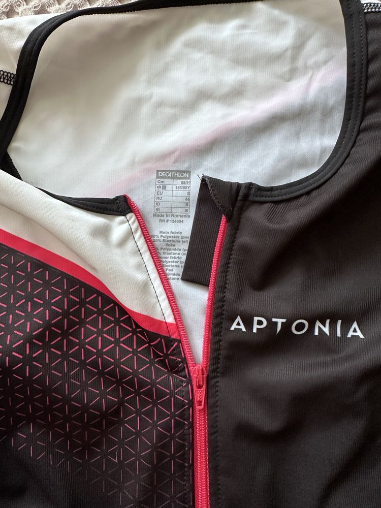 Трико полукомбинезон триатлон велоспорт женский Aptonia Decathlon