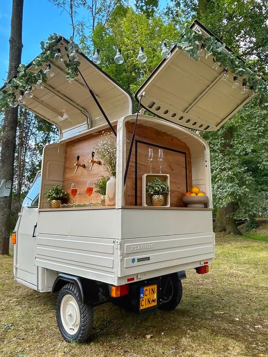 "La Bollicina" Prosecco van Piaggio Ape - Mobilny Bar na Imprezy