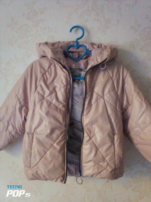 Дитяча куртка демісезонна осіння на дівчинку 6 років