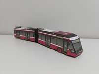 Model kartonowy duży autobus miejski Solaris Trolino  18AC MetroStyle