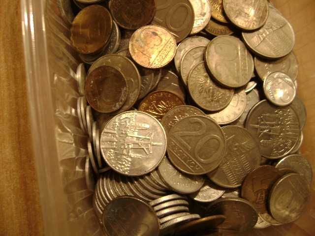 Starocie z PRL - Stare monety polskie = Zestaw 202 sztuki z PRL