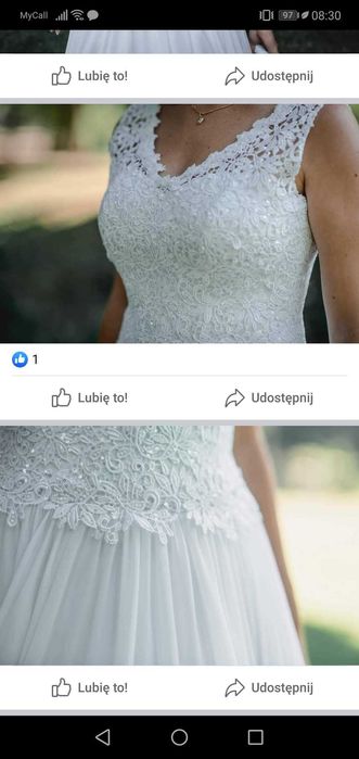 Suknia ślubna styl rustykalny/boho