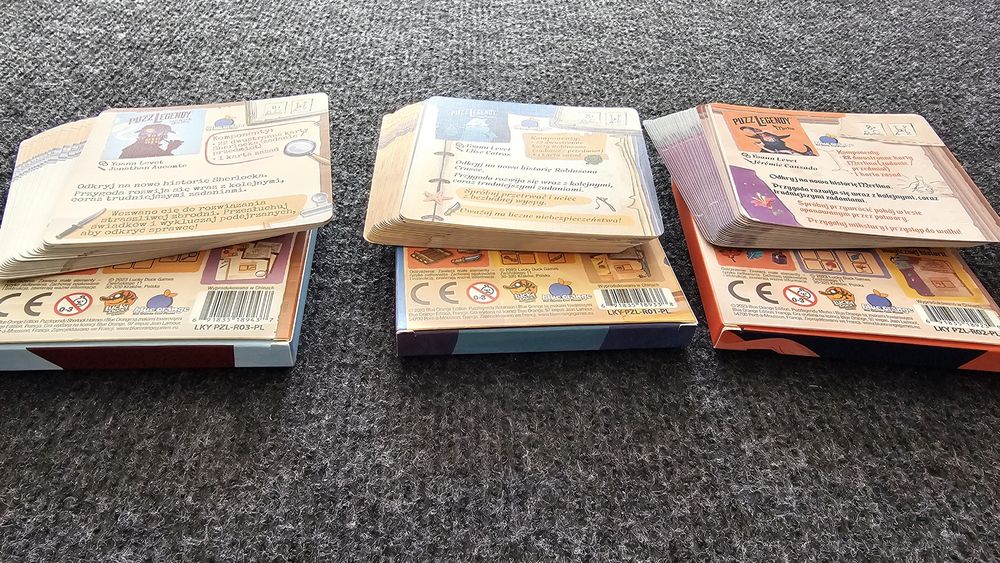 Gra Puzzlegendy Merlin, Robinson, Sherlock Holmes
