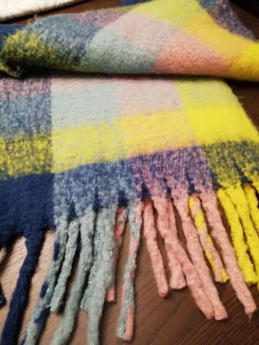 Cachecol quente e fofo