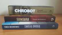 Tomek Michniewicz - kolekcja książek (Samsara, Swoją drogą, Chrobot)