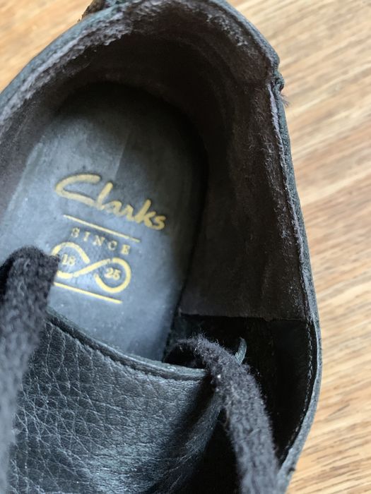 Шкіряні туфлі Clarks р.41 чорні жіночі осінні кларкс женские туфли
