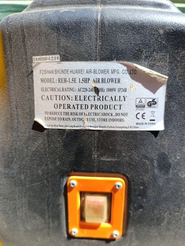 Insuflável profissional com motor