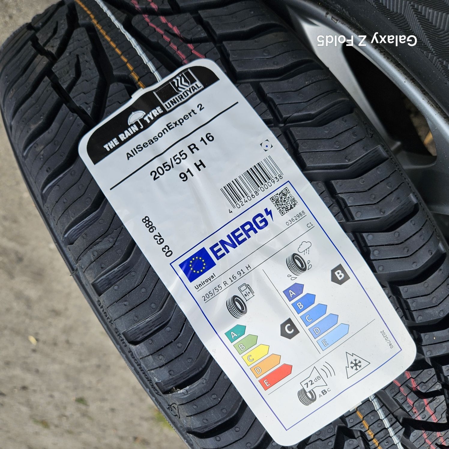 Koła całoroczne 205/55/16 Toyota Corolla XII 5x114,3 Nowe opony TPMS