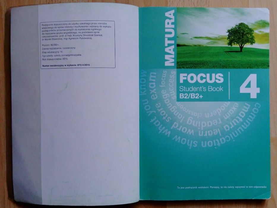 Matura Focus 4. Student's Book i Workbook B2/B2+