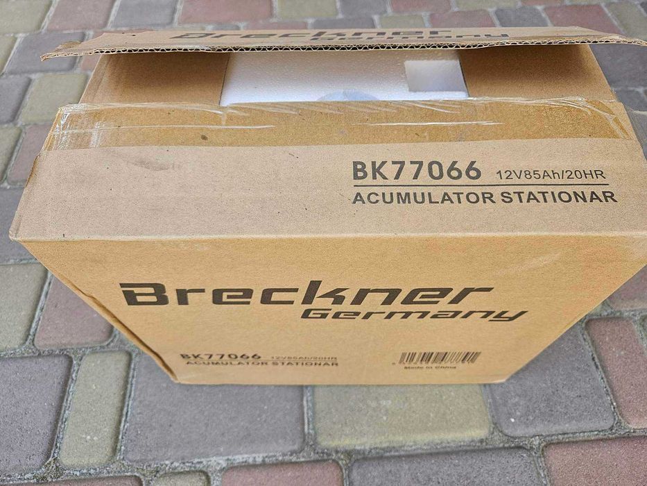 Гелевые аккумуляторы breckner 85аh 12v