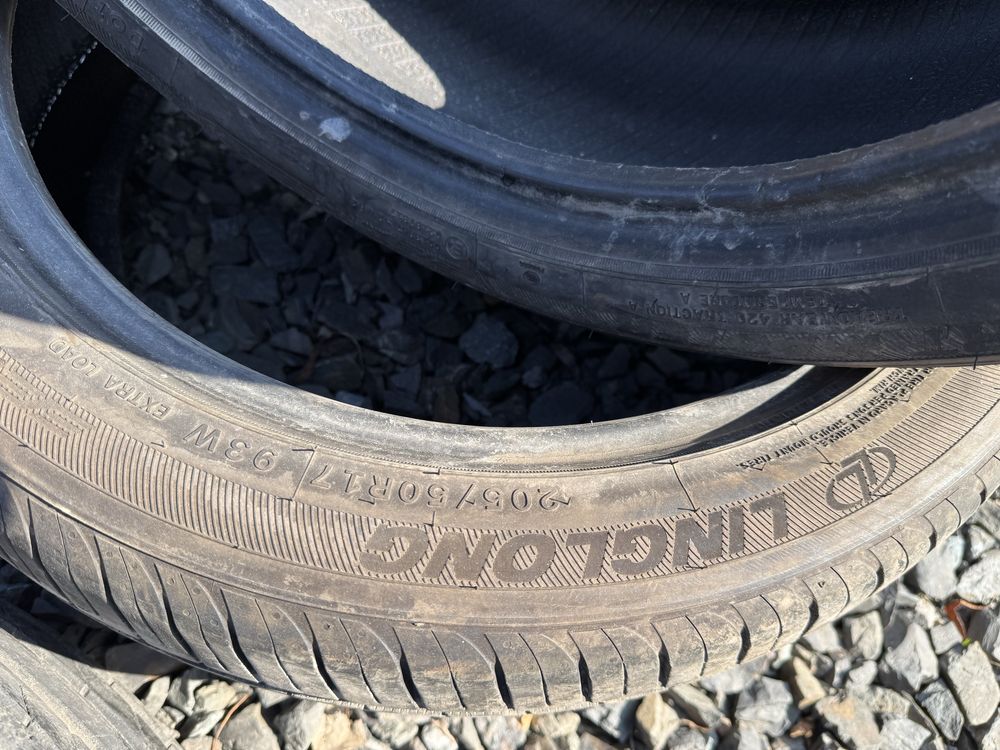 Шини 205/50 R17 Ling Long літо пара як нові 23 р.