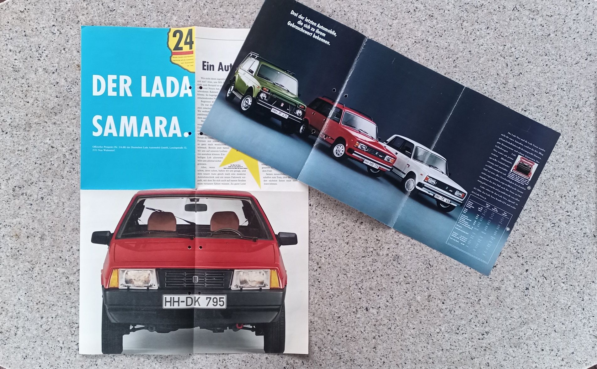 LADA Samara GL GLS Aleko (Moskwicz) Prospekty Ulotki