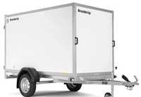 Brenderup Przyczepa CARGO CD260 WBR furgon z rampą 260x155cm lekka z hamulcem 750kg  Przyczepa NOWA zamknięta, CARGO wym. 260x130xH150cm DUŻY WYBÓR