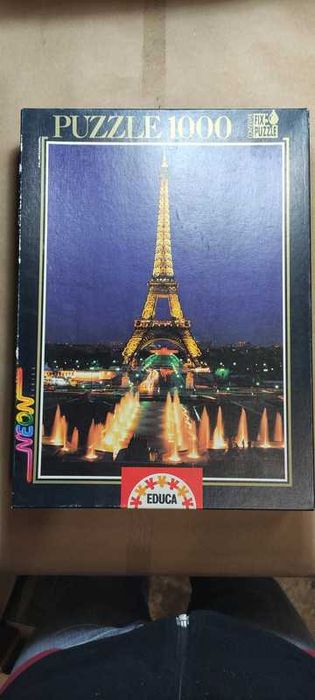 Conjunto de 6 puzzles de 1000 peças