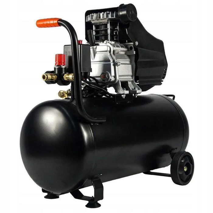 Компрессор воздушный масляный Black 24 л масляний компресор повітряний