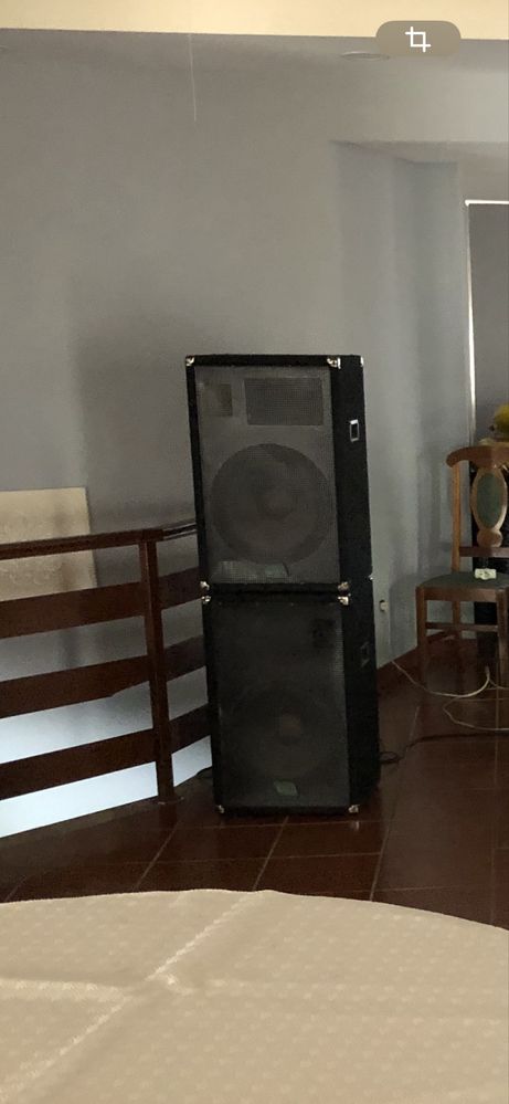 Pa completo 2 top + 2 garaves + amplificador 1200w