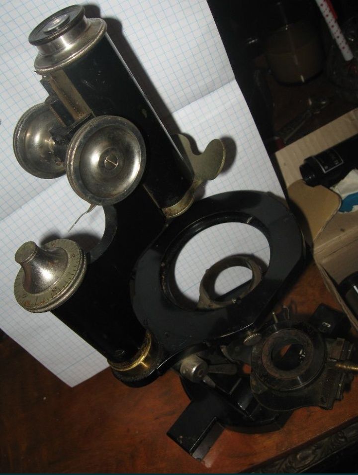Mikroskop Carl Zeiss Jena Optyka dodatki 19/20w. Oryginał nie luneta
D