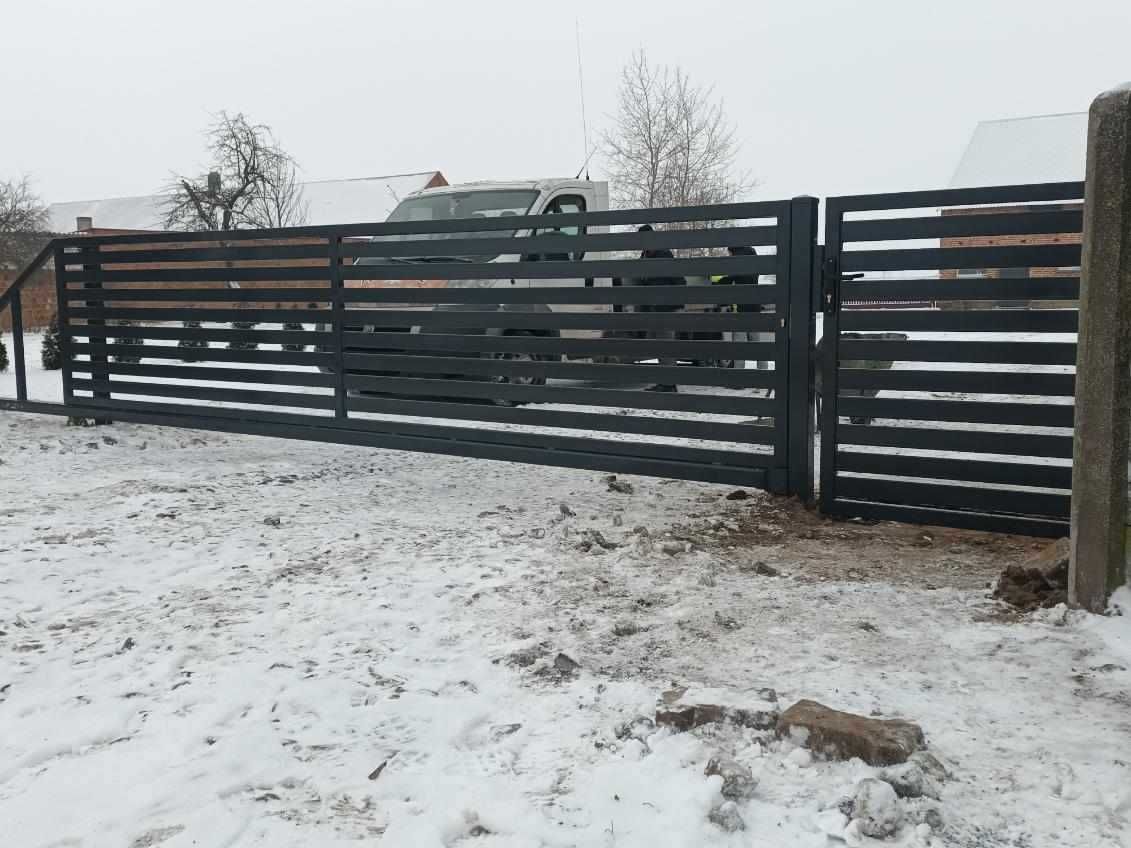 Brama Przesuwna wjazdowa ocynkowana 4m, 5m, 6,m