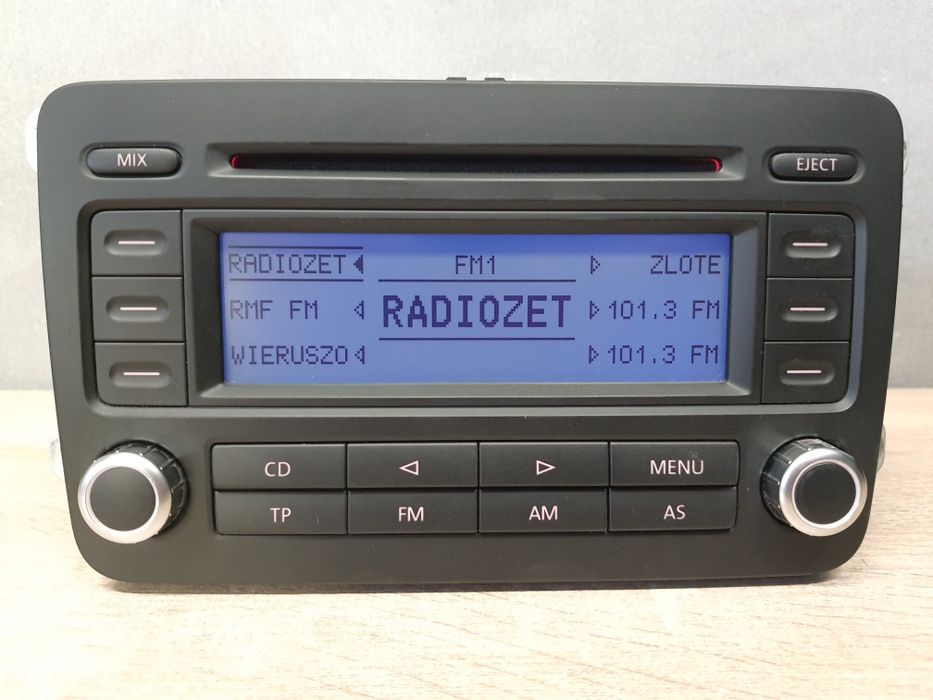Radio samochodowe VW Volkswagen RCD300 CD +kod Passat b6 Golf 5 Caddy