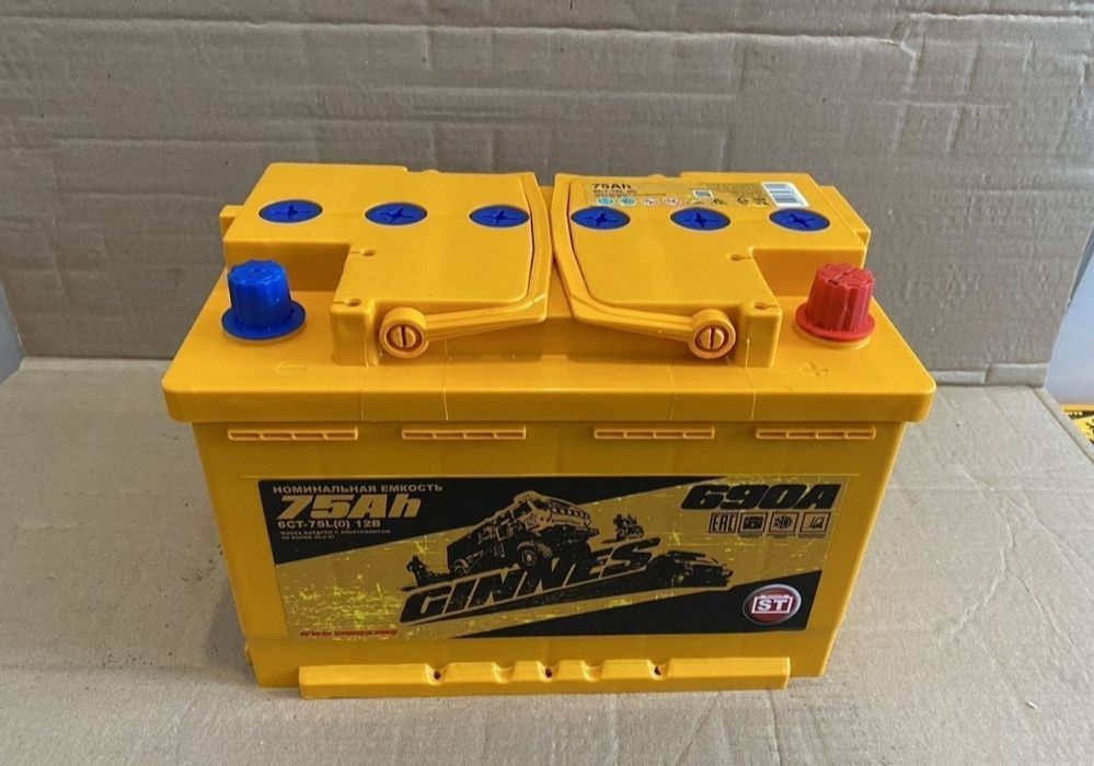 Автомобільний акумулятор Ginnes 6ст-75.0 75Ач 690